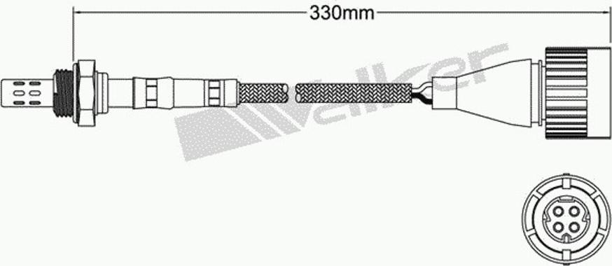 Walker 250-24605 - Lambdasonde alexcarstop-ersatzteile.com