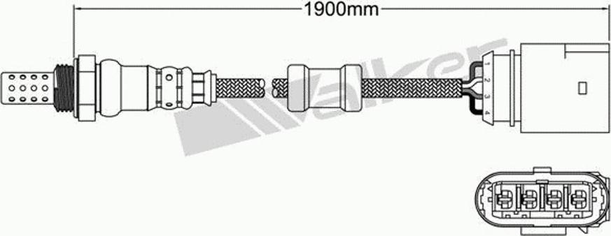 Walker 250-24689 - Lambdasonde alexcarstop-ersatzteile.com