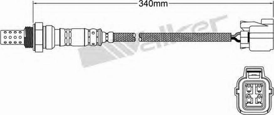 Walker 250-24620 - Lambdasonde alexcarstop-ersatzteile.com