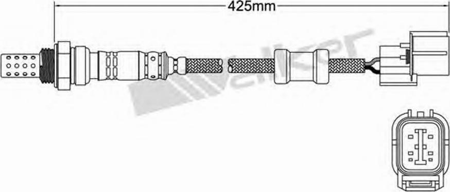 Walker 250-24099 - Lambdasonde alexcarstop-ersatzteile.com