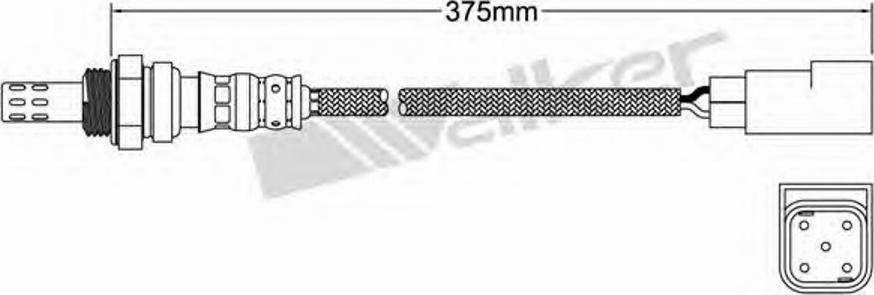 Walker 250-24015 - Lambdasonde alexcarstop-ersatzteile.com