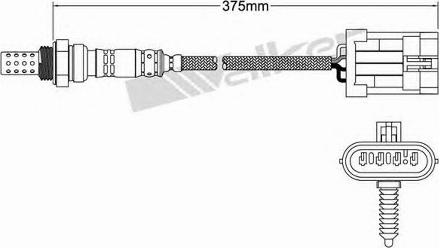 Walker 250-24012 - Lambdasonde alexcarstop-ersatzteile.com