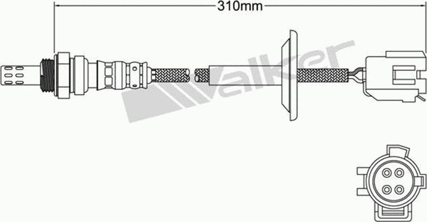 Walker 250-24081 - Lambdasonde alexcarstop-ersatzteile.com