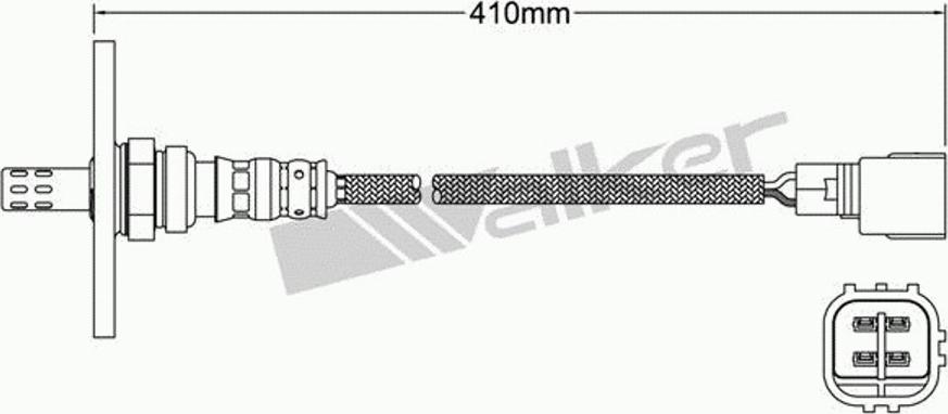 Walker 250-24154 - Lambdasonde alexcarstop-ersatzteile.com