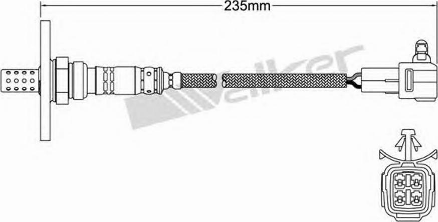 Walker 250-24150 - Lambdasonde alexcarstop-ersatzteile.com