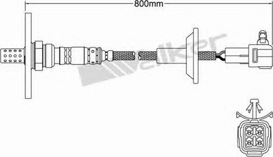 Walker 250-24152 - Lambdasonde alexcarstop-ersatzteile.com