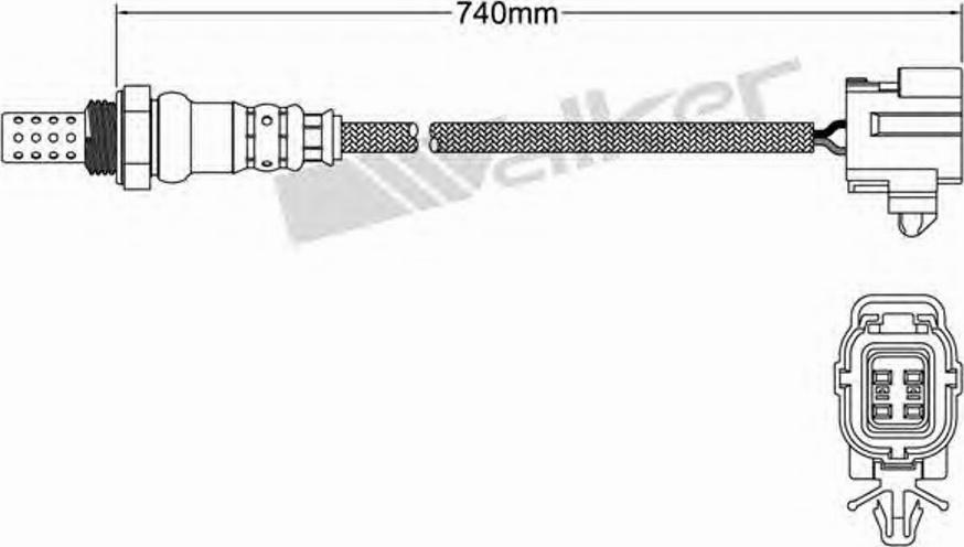 Walker 250-24123 - Lambdasonde alexcarstop-ersatzteile.com