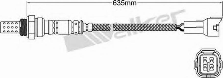 Walker 250-24335 - Lambdasonde alexcarstop-ersatzteile.com