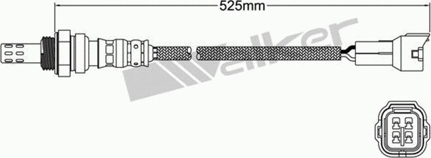 Walker 250-24291 - Lambdasonde alexcarstop-ersatzteile.com