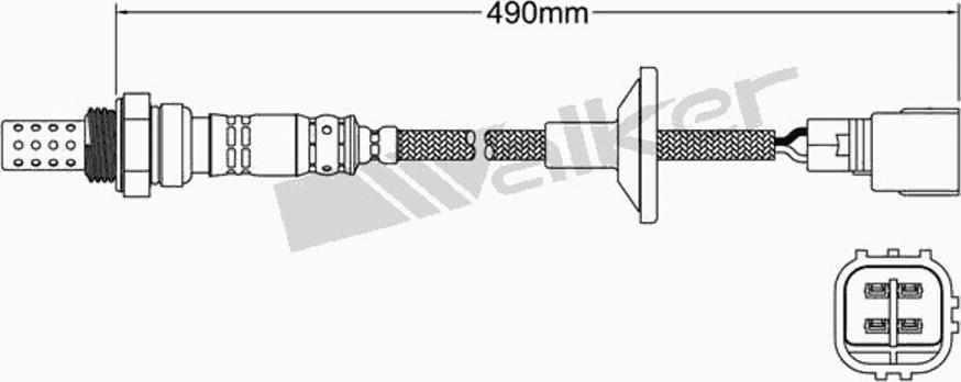 Walker 250-24298 - Lambdasonde alexcarstop-ersatzteile.com