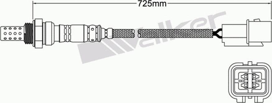 Walker 250-24240 - Lambdasonde alexcarstop-ersatzteile.com