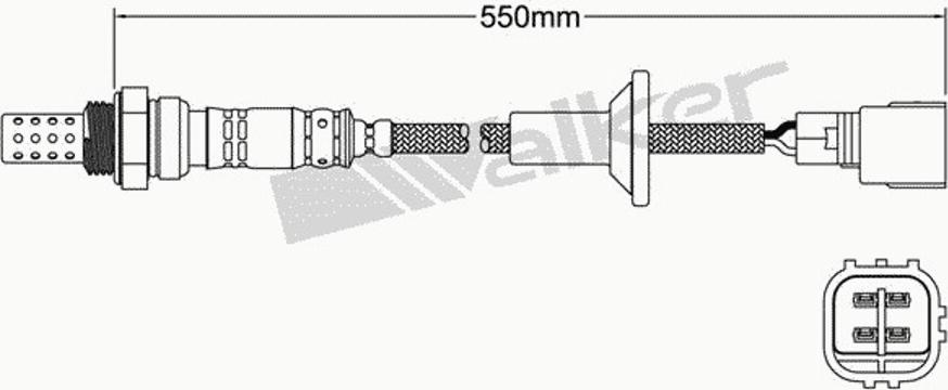 Walker 250-24213 - Lambdasonde alexcarstop-ersatzteile.com