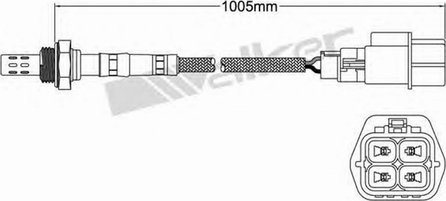 Walker 250-24286 - Lambdasonde alexcarstop-ersatzteile.com