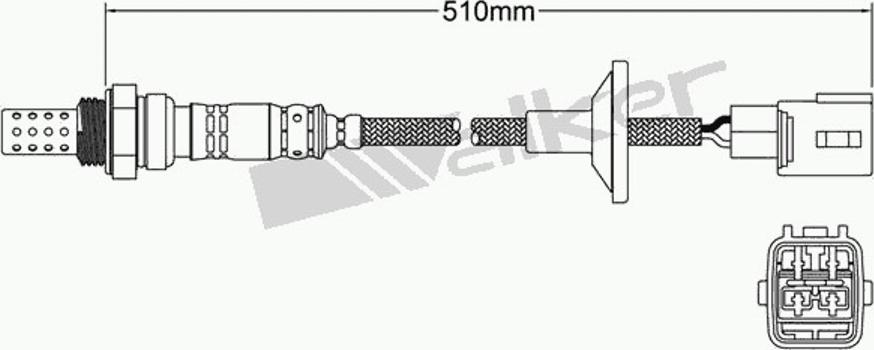 Walker 250-24282 - Lambdasonde alexcarstop-ersatzteile.com