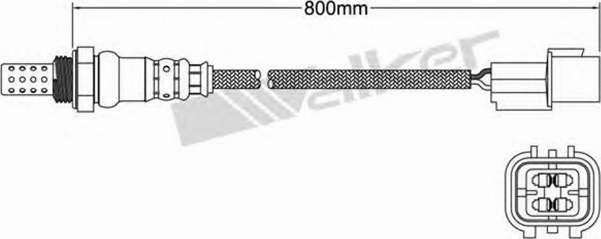 Walker 250-24236 - Lambdasonde alexcarstop-ersatzteile.com