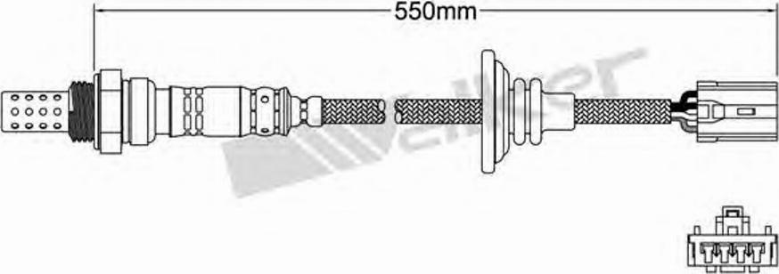 Walker 250-24224 - Lambdasonde alexcarstop-ersatzteile.com