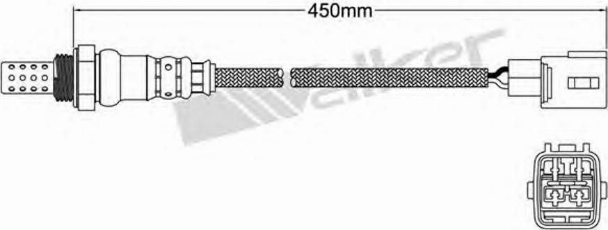 Walker 250-24225 - Lambdasonde alexcarstop-ersatzteile.com