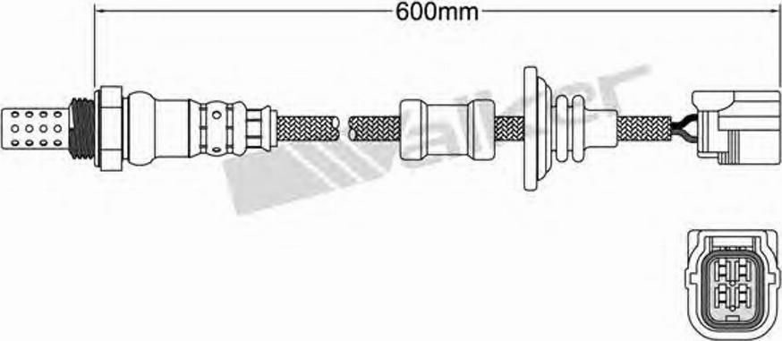 Walker 250-24798 - Lambdasonde alexcarstop-ersatzteile.com