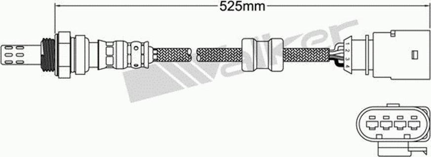 Walker 250-24753 - Lambdasonde alexcarstop-ersatzteile.com