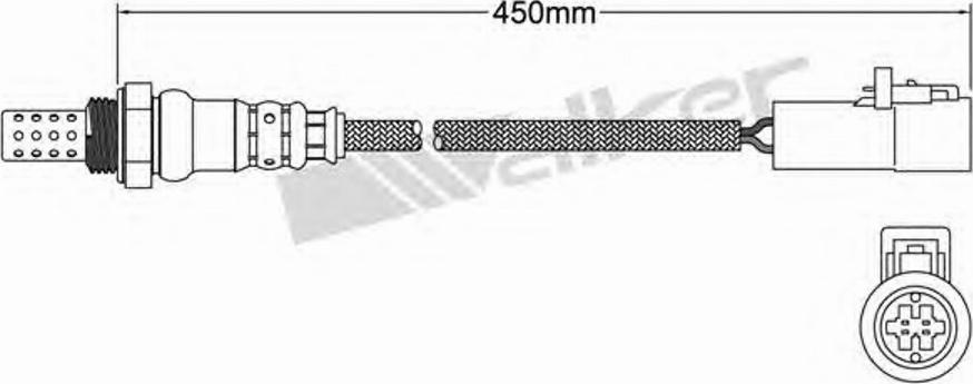 Walker 250-24701 - Lambdasonde alexcarstop-ersatzteile.com