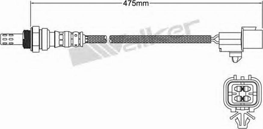 Walker 250-24789 - Lambdasonde alexcarstop-ersatzteile.com