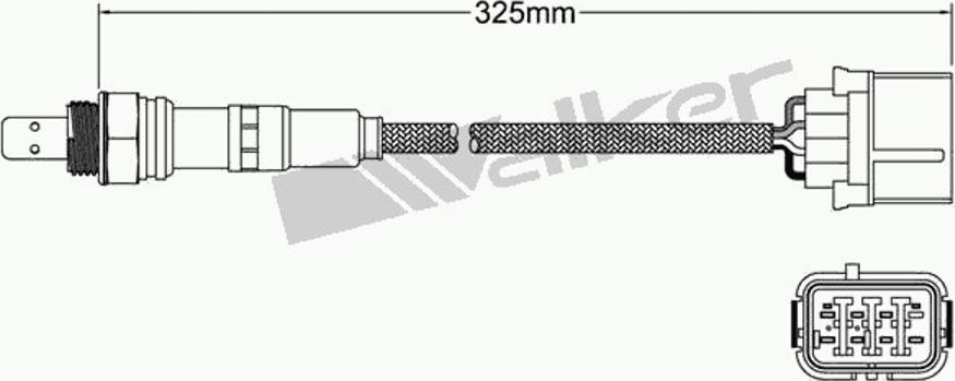 Walker 250-25001 - Lambdasonde alexcarstop-ersatzteile.com