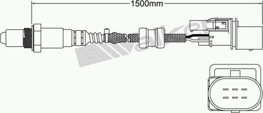 Walker 250-25008 - Lambdasonde alexcarstop-ersatzteile.com