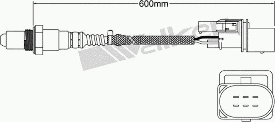 Walker 250-25002 - Lambdasonde alexcarstop-ersatzteile.com