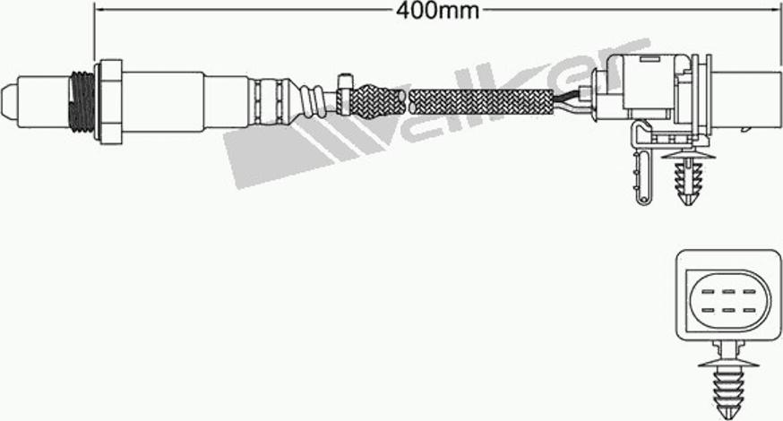 Walker 250-25034 - Lambdasonde alexcarstop-ersatzteile.com