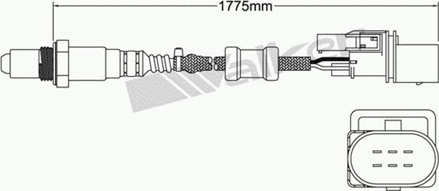 Walker 25025020 - Lambdasonde alexcarstop-ersatzteile.com