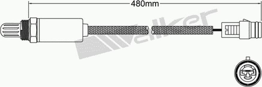 Walker 250-21009 - Lambdasonde alexcarstop-ersatzteile.com