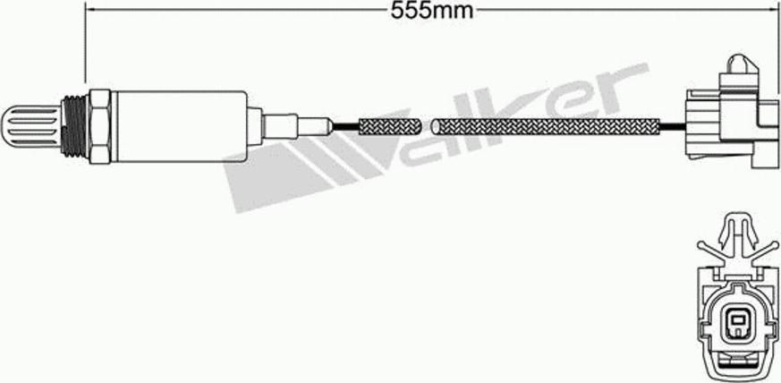 Walker 250-21035 - Lambdasonde alexcarstop-ersatzteile.com