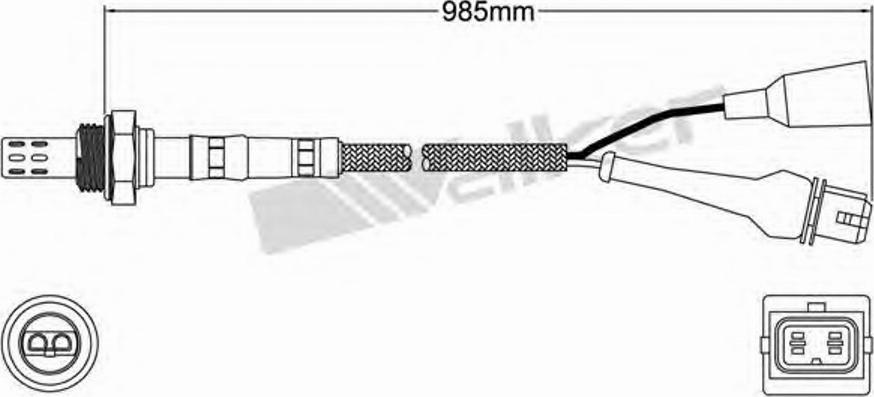 Walker 250-23019 - Lambdasonde alexcarstop-ersatzteile.com