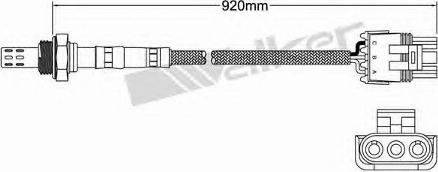 Walker 250-23138 - Lambdasonde alexcarstop-ersatzteile.com