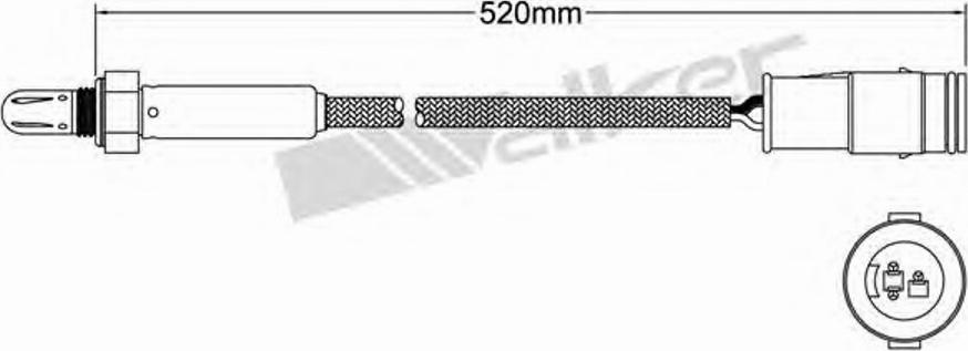 Walker 250-23802 - Lambdasonde alexcarstop-ersatzteile.com