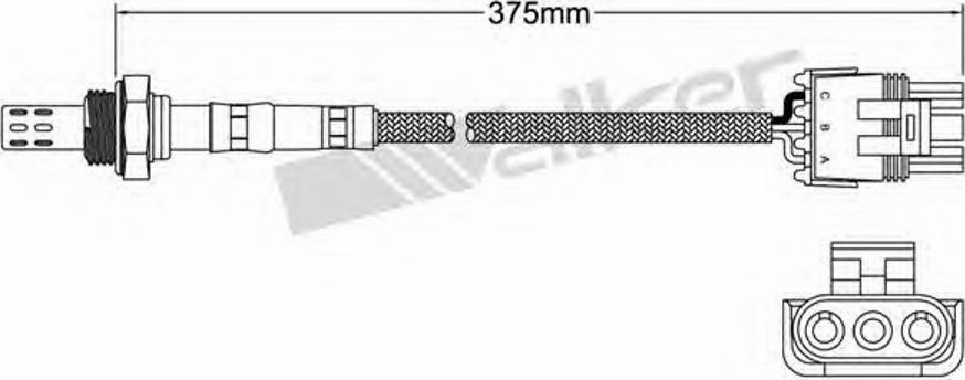 Walker 250-23828 - Lambdasonde alexcarstop-ersatzteile.com