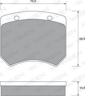 Spidan 32650 - Bremsbelagsatz, Scheibenbremse alexcarstop-ersatzteile.com