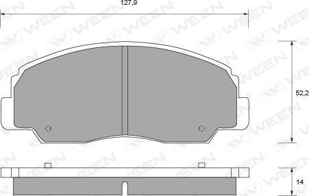 Magneti Marelli 363700201285 - Bremsbelagsatz, Scheibenbremse alexcarstop-ersatzteile.com