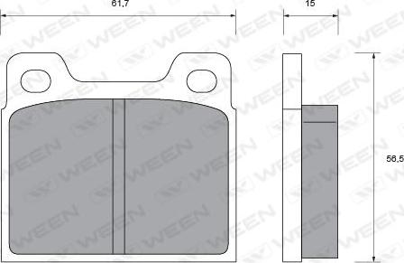 Textar TX0229 - Bremsbelagsatz, Scheibenbremse alexcarstop-ersatzteile.com