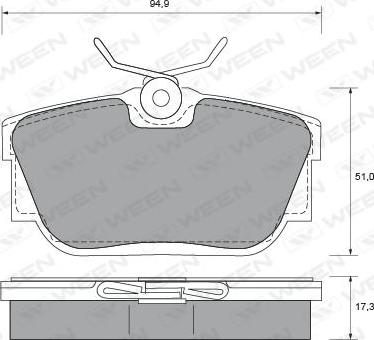 BOSCH 0 986 424 747 - Bremsbelagsatz, Scheibenbremse alexcarstop-ersatzteile.com