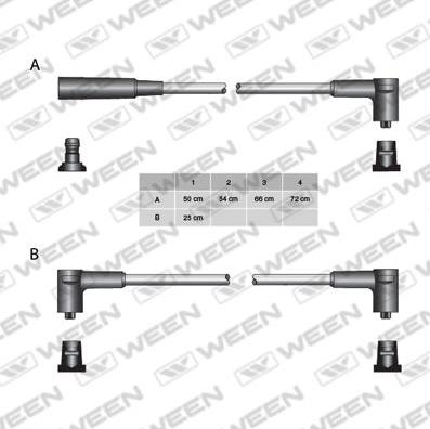 Ween 110-5093 - Zündleitungssatz alexcarstop-ersatzteile.com