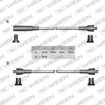 Ween 110-5013 - Zündleitungssatz alexcarstop-ersatzteile.com