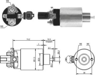 WE PARTS 471480161 - Magnetschalter, Starter alexcarstop-ersatzteile.com