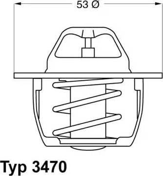 Wilmink Group WG1091608 - Thermostat, Kühlmittel alexcarstop-ersatzteile.com