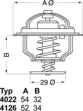 Wilmink Group WG1091626 - Thermostat, Kühlmittel alexcarstop-ersatzteile.com