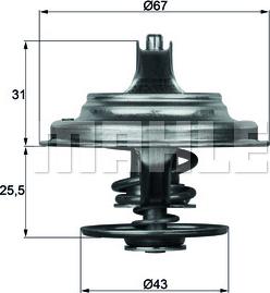 Wilmink Group WG1104806 - Thermostat, Kühlmittel alexcarstop-ersatzteile.com