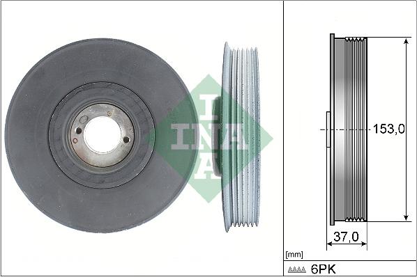 Wilmink Group WG1254367 - Riemenscheibe, Kurbelwelle alexcarstop-ersatzteile.com