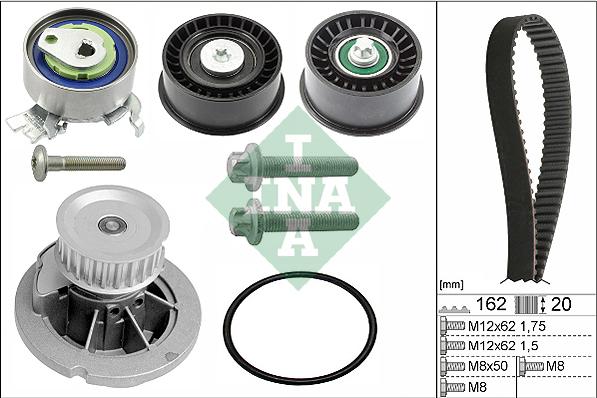 Wilmink Group WG1251794 - Wasserpumpe + Zahnriemensatz alexcarstop-ersatzteile.com