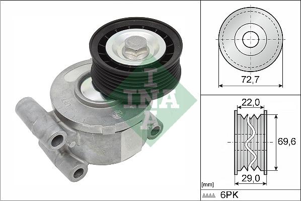 Wilmink Group WG1253437 - Riemenspanner, Keilrippenriemen alexcarstop-ersatzteile.com