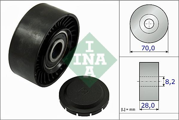 Wilmink Group WG1253007 - Umlenk / Führungsrolle, Keilrippenriemen alexcarstop-ersatzteile.com